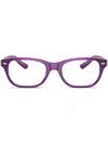 Ray Ban Rectangle-frame Glasses In Purple