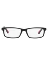Ray Ban Brille Mit Eckigem Gestell In Schwarz