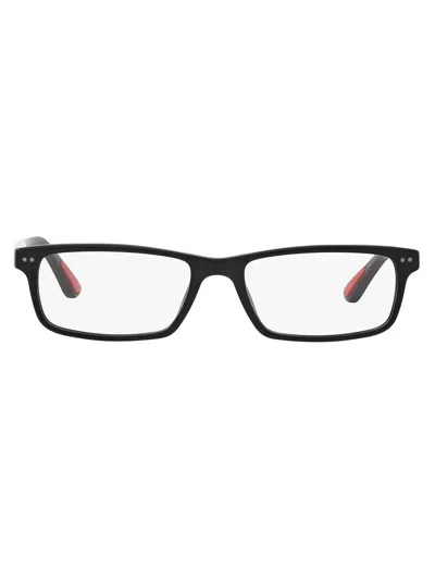 Ray Ban Brille Mit Eckigem Gestell In Schwarz