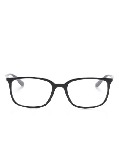 Ray Ban Rectangle-frame Glasses In Silver