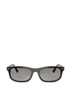 Ray Ban Rectangle-frame Sunglasses In Black