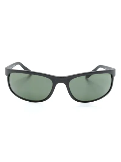 Ray Ban Rectangle-frame Sunglasses In Black