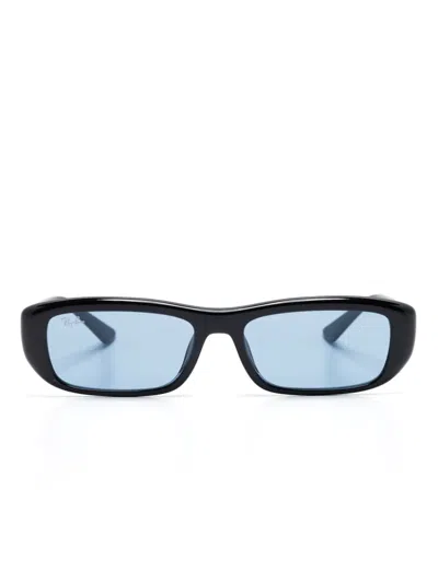 Ray Ban Rectangle-frame Sunglasses In Black