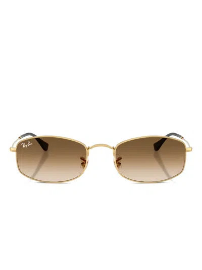 Ray Ban Ray-ban 55mm Gradient Irregular Sunglasses In Multi