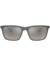 Ray Ban Rectangle-frame Sunglasses In Grau