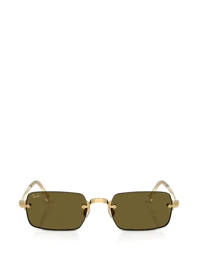 Ray Ban Rectangle-frame Sunglasses In Multi