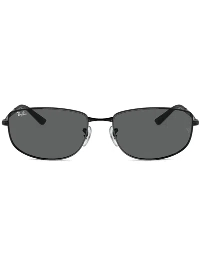 Ray Ban Sonnenbrille Mit Eckigem Gestell In Schwarz