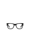 Ray Ban Rectangle-frame Tortoiseshell-effect Glasses In Black