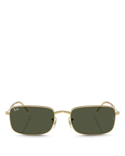 Ray Ban Ray-ban Rectangle Sunglasses, 56mm In Arista