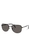 Ray Ban Ray-ban Rectangle Sunglasses, 59mm In Black