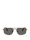 Ray Ban Rectangle-frame Double-bridge Sunglasses In Gray