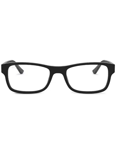 Ray Ban Rectangle-frame Glasses In Black
