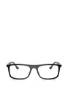 Ray Ban Rectangle-frame Glasses In Black
