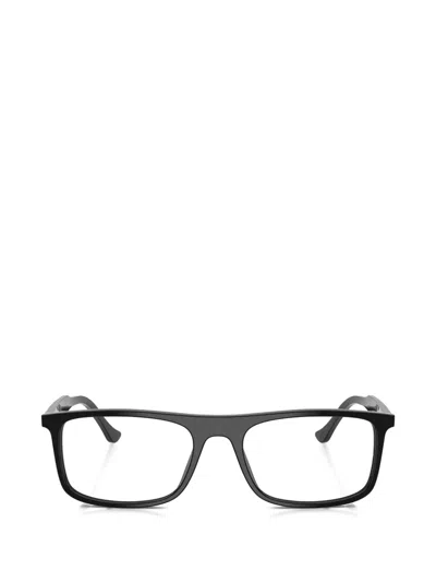 Ray Ban Rectangle-frame Glasses In Black