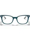 Ray Ban Rectangle-frame Glasses In Blue