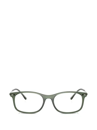 Ray Ban Rectangle-frame Glasses In Gray