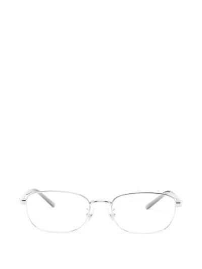 Ray Ban Rectangle-frame Glasses In Silver