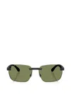 Ray Ban Rectangle-frame Sunglasses In Black