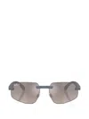 Ray Ban Rectangle-frame Sunglasses In Blue