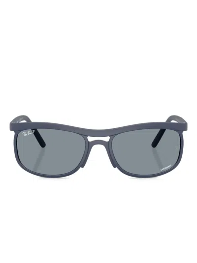 Ray Ban Rectangle-frame Sunglasses In Neutral