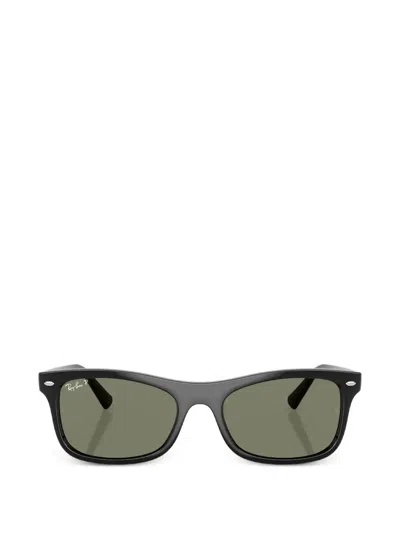 Ray Ban Rectangle-frame Sunglasses In Purple