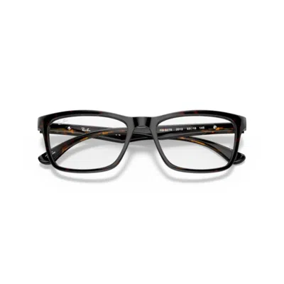 Ray Ban Rectangular Frame Glasses In Black