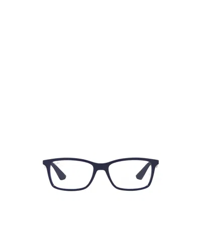 Ray Ban Ray-ban Rectangular Frame Glasses In Blue