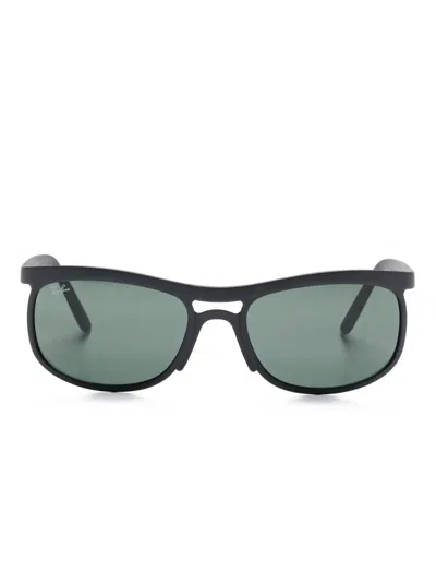 Ray Ban Rectangular-frame Sunglasses In Black