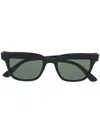 Ray Ban Rectangular Frame Sunglasses In Black