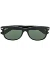 Ray Ban Rectangular Frame Sundglasses In Black
