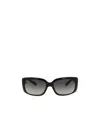 Ray Ban Womens Ray-ban Rb4389 Rectangular-frame Propionate Sunglasses In Black