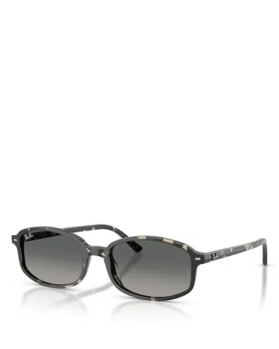 Ray Ban Sam Sunglasses Grey Havana Frame Grey Lenses 54-19 In Gray