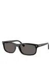 Ray Ban Ray-ban Rectangular Sunglasses, 57mm In Black
