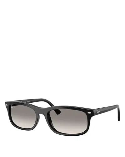 Ray Ban Ray-ban Rectangular Sunglasses, 57mm In Burgundy