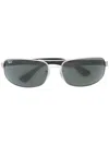 Ray Ban Rectangular Sunglasses In Black
