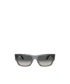 Ray Ban Ray-ban Womens Grey Rb0947s Carlos Rectangle-frame Acetate Sunglasses In Gray