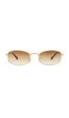 Ray Ban Rectangular Sunglasses In Brown