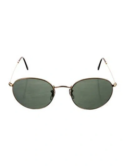 Pre-owned Ray Ban Remix Round Metal Round Sunglasses In Gold