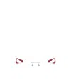 Ray Ban Rimless Transparent Glasses In White