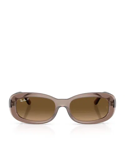 Ray Ban Ritual Oval Sunglasses In Sand