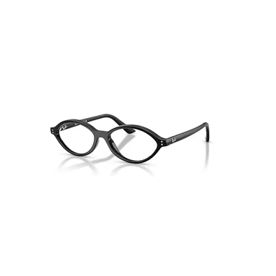 Ray Ban Romy Optics Bio-based  Schwarz Fassung Klar Glas Polarisiert 54-16 In Black