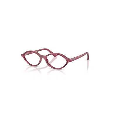 Ray Ban Romy Optics Bio-based  Violett Havana Fassung Klar Glas Polarisiert 54-16