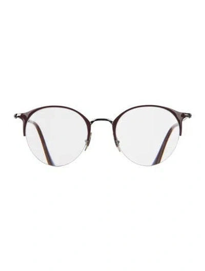 Pre-owned Ray Ban Round Eyeglasses In Neutral