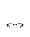 Ray Ban Round Frame Flat Mirror In Black