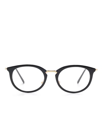 Ray Ban Round-frame Glasses In Black