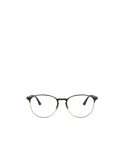 Ray Ban Ray-ban Round Frame Glasses In Black