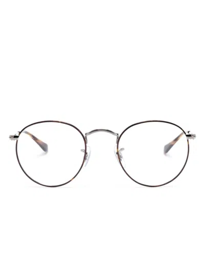 Ray Ban Round-frame Glasses In Black