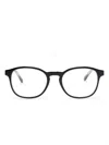 Ray Ban Round-frame Glasses In Black