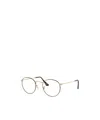 Ray Ban Round Frame Plain Mirror In Black