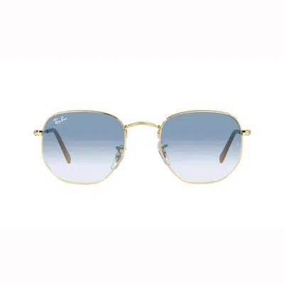 Ray Ban Round Frame Sunglasses In 001/3f